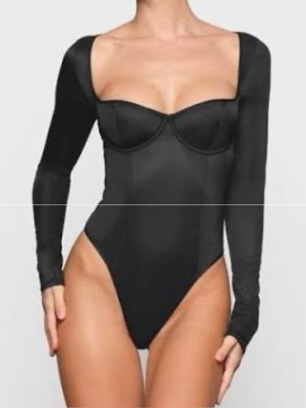 New Skims shimmer Glissenette bodysuit 4x